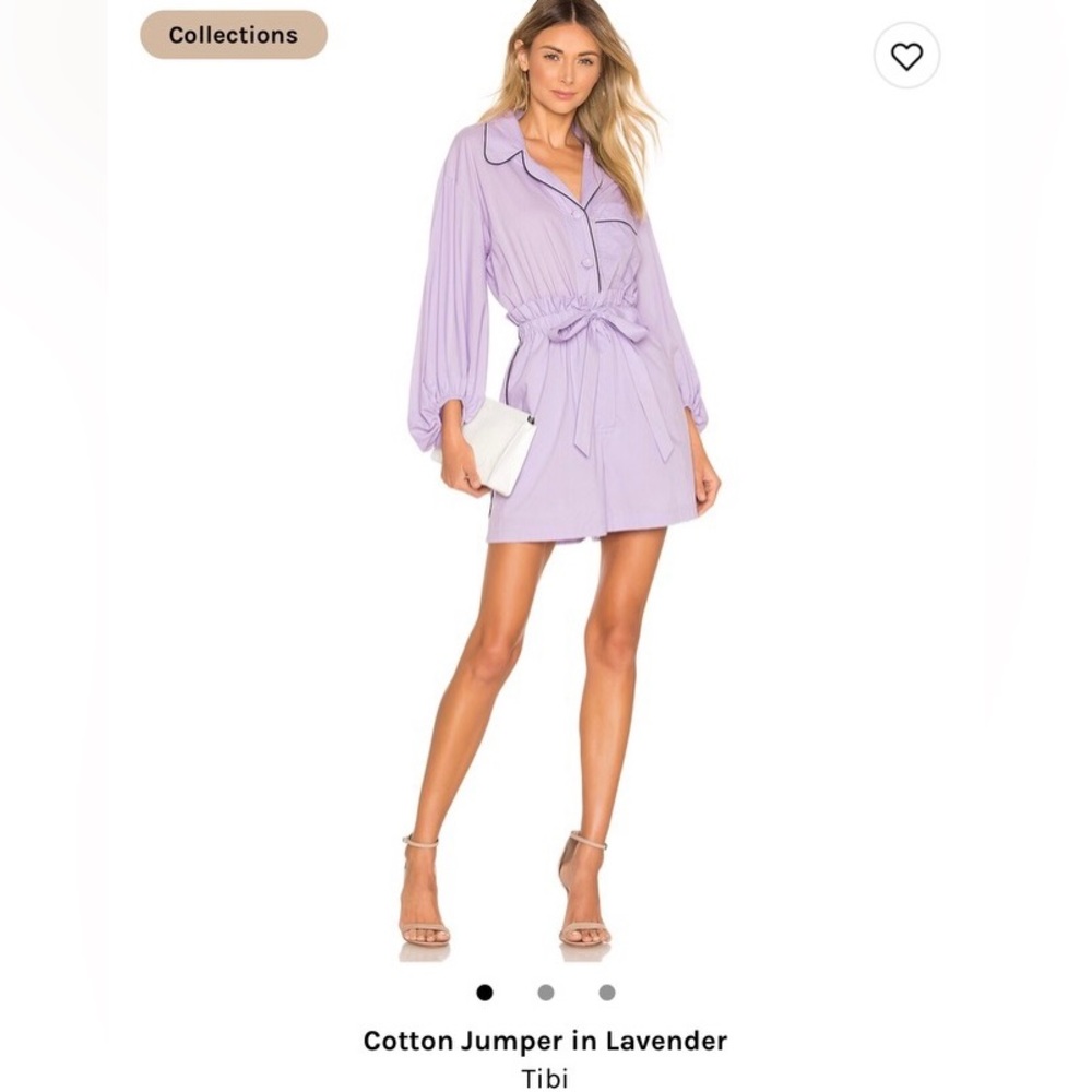 TIBI Cotton Jumper in Lavender size Medium